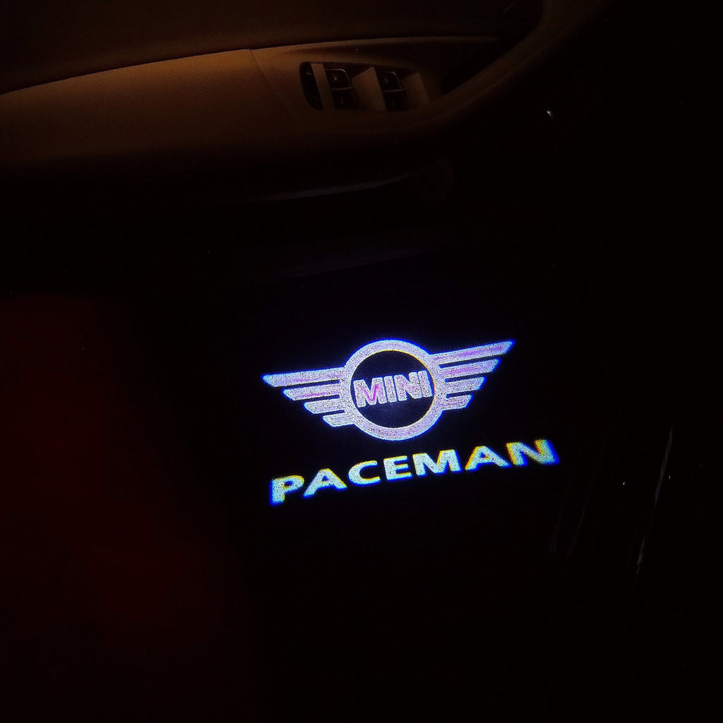 MINI PACEMAN LOGO PROJECROTR LIGHTS Nr.142 (cantidad 1 = 2 logo película / 2 luces de puerta)