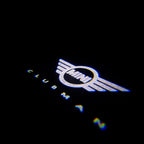 MINI CLUBMAN LOGO PROJECROTR LIGHTS Nr.126 (Menge 1 = 2 Logo Film / 2 Türleuchten)