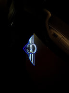 MINI ORIGINAL LOGO PROJECROTR LIGHTS Nr.15 (quantity  1 =  2 Logo Film /  2 door lights)