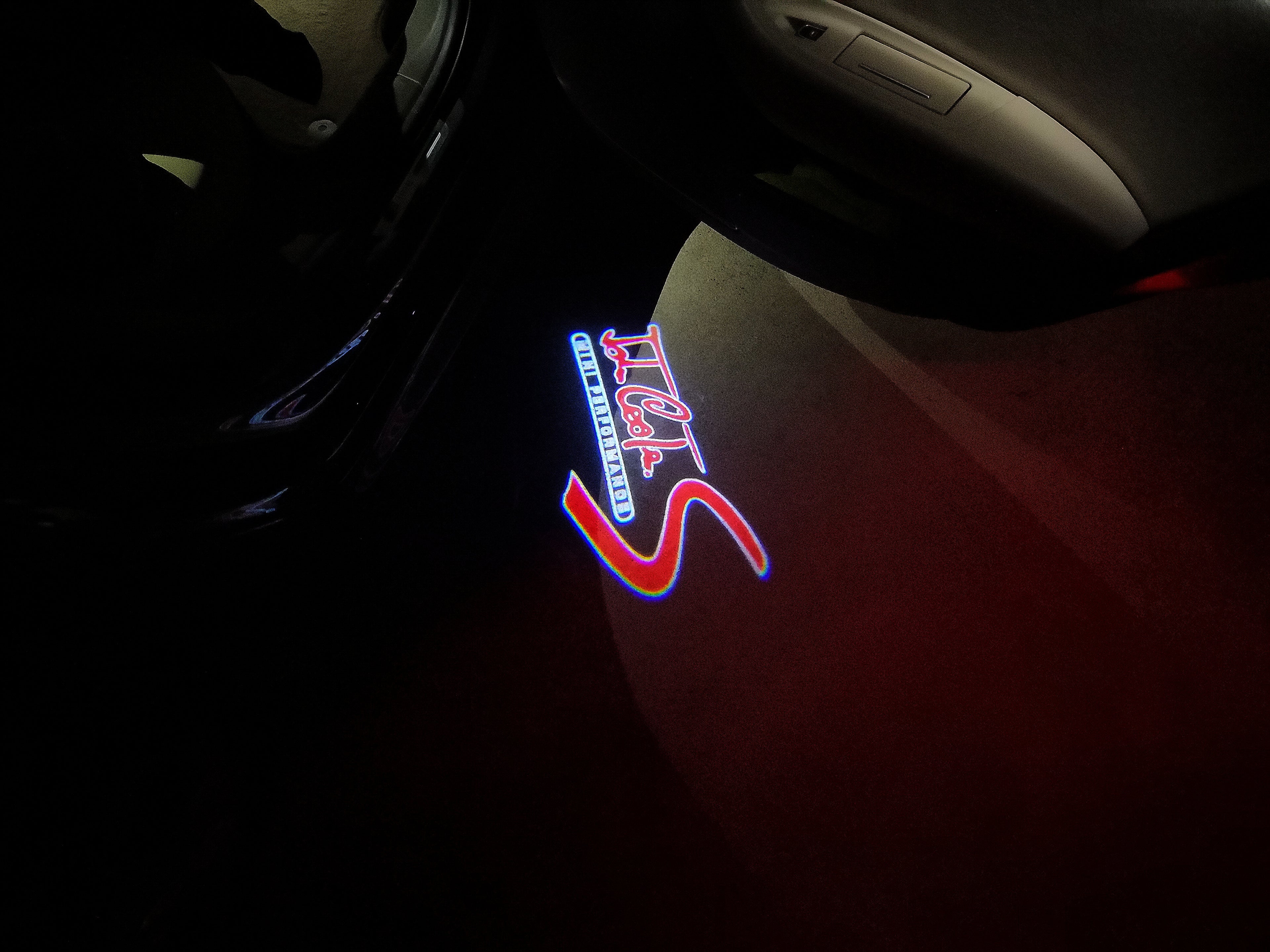 JOHN COOPER LOGO PROJECROTR LICHTER Nr.108 (Menge 1 = 2 Logo Film / 2 Türlichter)