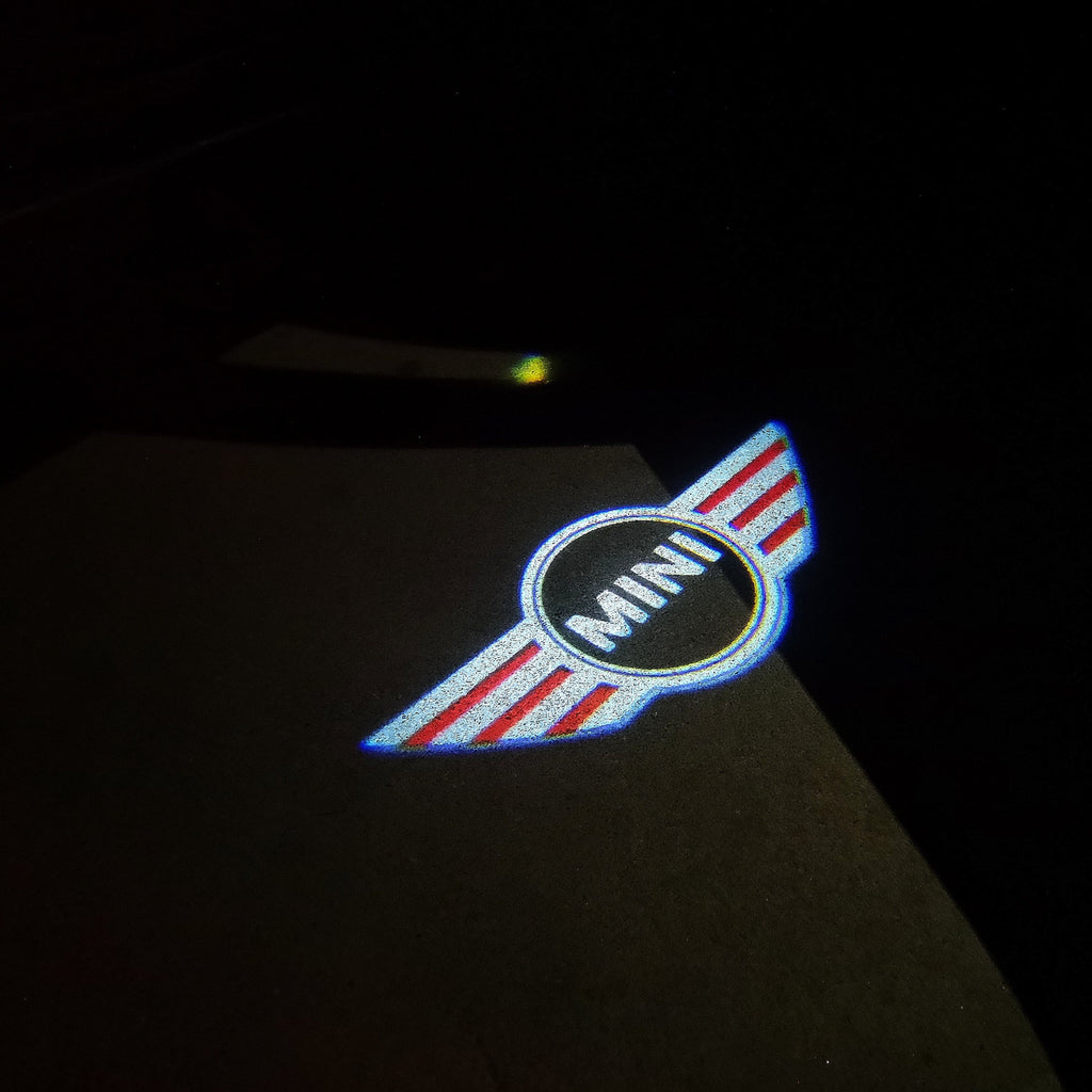 MINI LOGO PROJECROTR LIGHTS Nr.05 (cantidad 1 = 2 logo película / 2 luces de puerta)