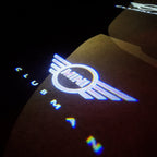 MINI CLUBMAN LOGO PROJECROTR LIGHTS Nr.143 (quantité 1 = 2 Logo Film / 2 feux de porte)