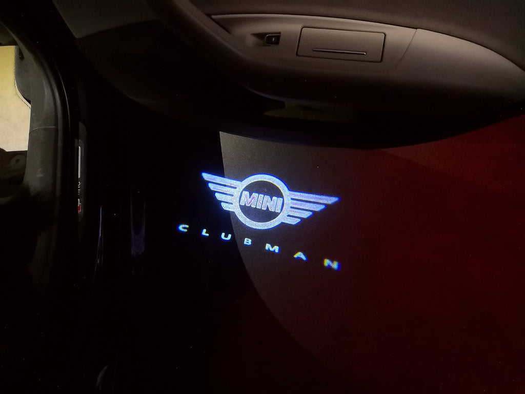 MINI CLUBMAN LOGO PROJECROTR LIGHTS Nr.143 (quantité 1 = 2 Logo Film / 2 feux de porte)