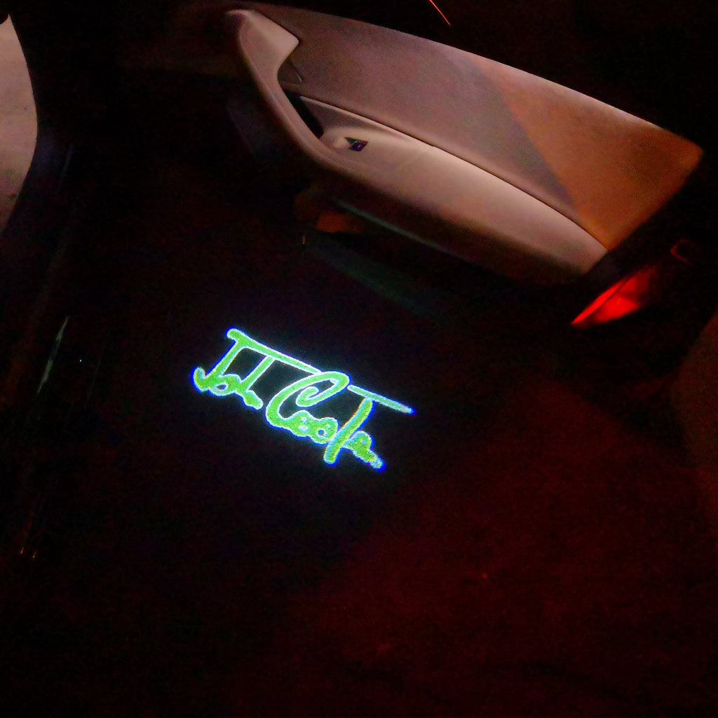 JOHN COOPER LOGO PROJECROTR LIGHTS Nr.111 (quantité 1 = 2 Logo Film / 2 feux de porte)