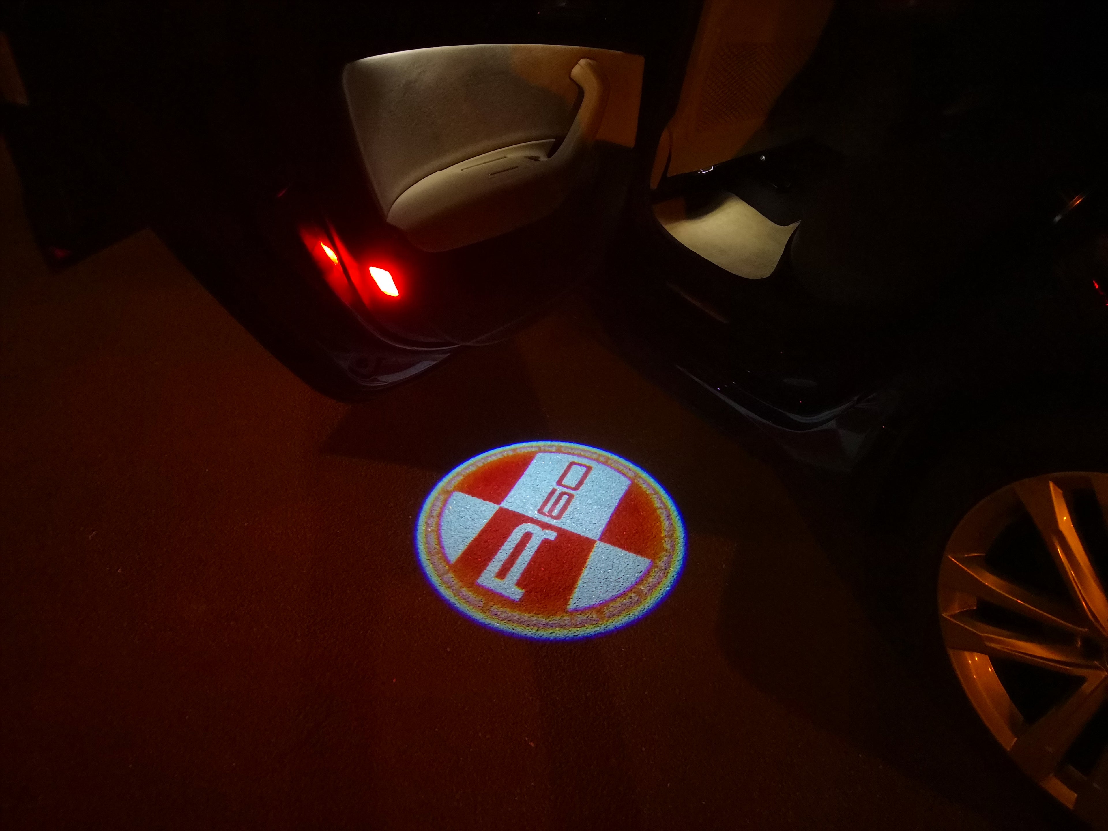 MINI R 60 LOGO PROJECROTR أضواء Nr.155 (كمية 1 = 2 شعار فيلم / 2 أضواء الباب)