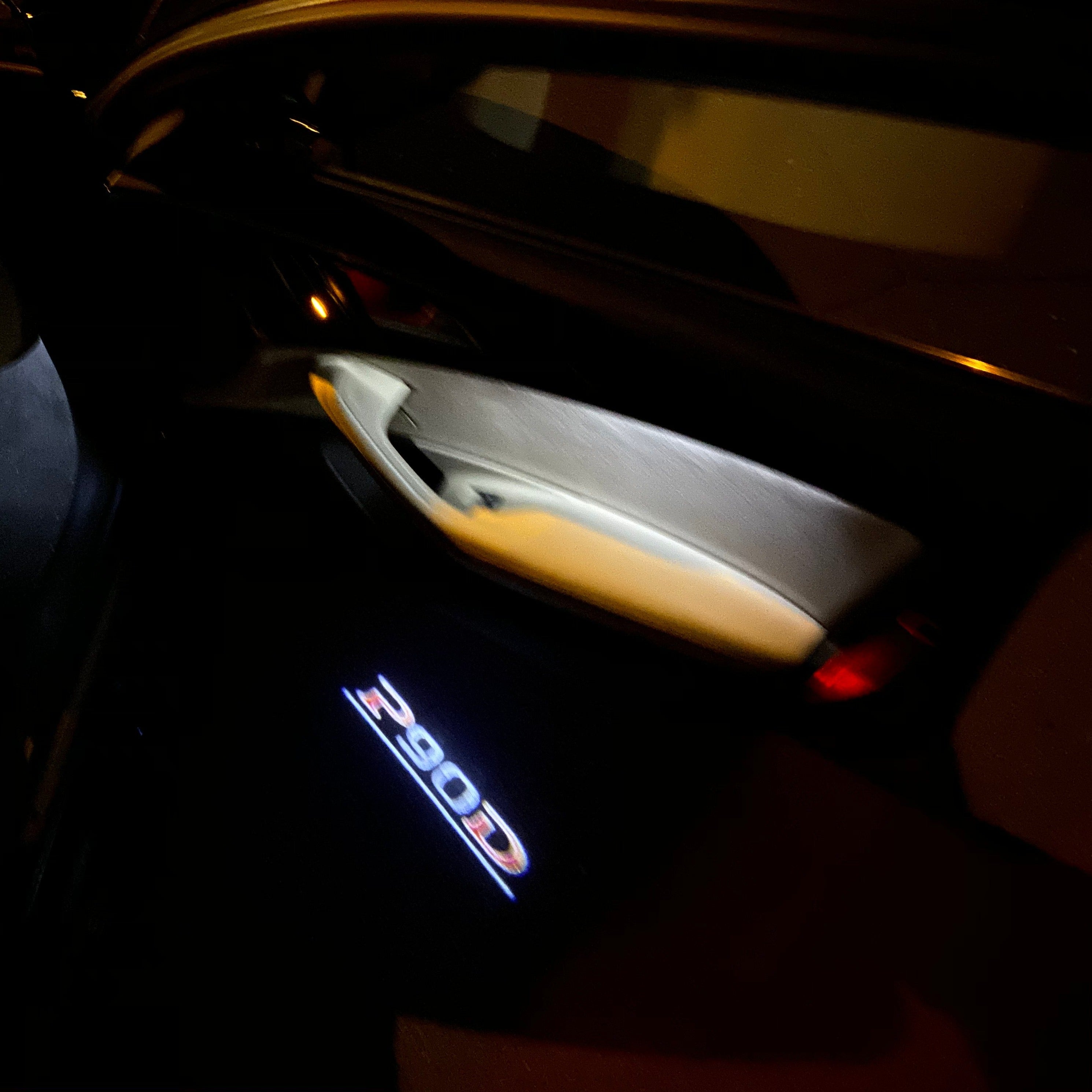 Tesla P90D LOGO Nr.1527(quantity 1 = 1 sets/2 door lights)
