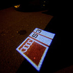 AUDI LOGO PROJECTOR LIGHTS Nr.153 (Menge 1 = 2 Logo Films / 2 Türlichter)