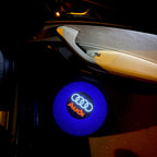 AUDI LOGO PROJECTOT LIGHTS Nr.05 (Menge 1 = 2 Logo Films / 2 Türlichter）