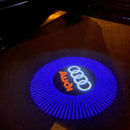 AUDI LOGO PROJECTOT LIGHTS Nr.05 (Menge 1 = 2 Logo Films / 2 Türlichter）