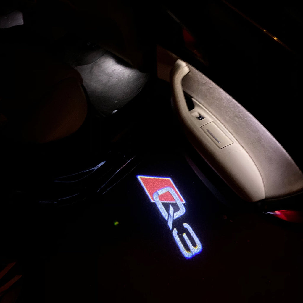 LEGGI DI PROGETTO DI AUDI LOGO Nr.80 (quantità 1 = 2 Logo Films / 2 luci della porta)