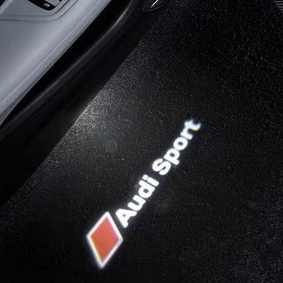 AUDI LOGO PROJECTOT LIGHTS Nr.69 (quantità 1 = 2 Logo Films /2 luci porta)