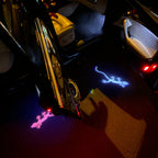 AUDI QUATTRO GECKO LOGO PROJECROTR LIGHTS Nr.66 (Menge 1 = 2 Logo Films /2 Türlichter in der Kombi-Zone Nr.65289;