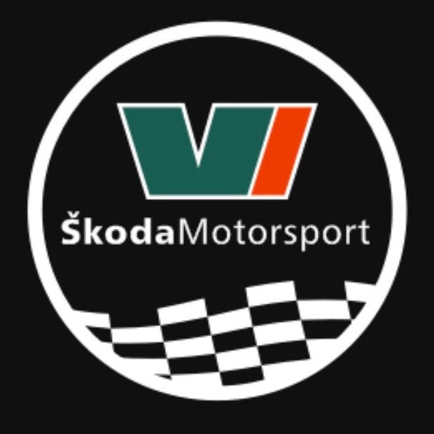 SKODA LOGO PROJECTOT LIGHTS Nr.73 (cantidad 1 = 2 logo película / 2 luces de puerta)
