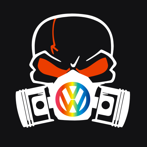 Volkswagen GAS MASK Puertas de la puerta Nr. 03 (cantidad 1 = 2 logotipo de la película/2 luces de la puerta)