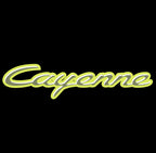 PORSCHE Cayenne LOGO PROJECTOT LIGHTS Nr.09 (quantità 1 = 2 Logo Film / 2 luci porta)