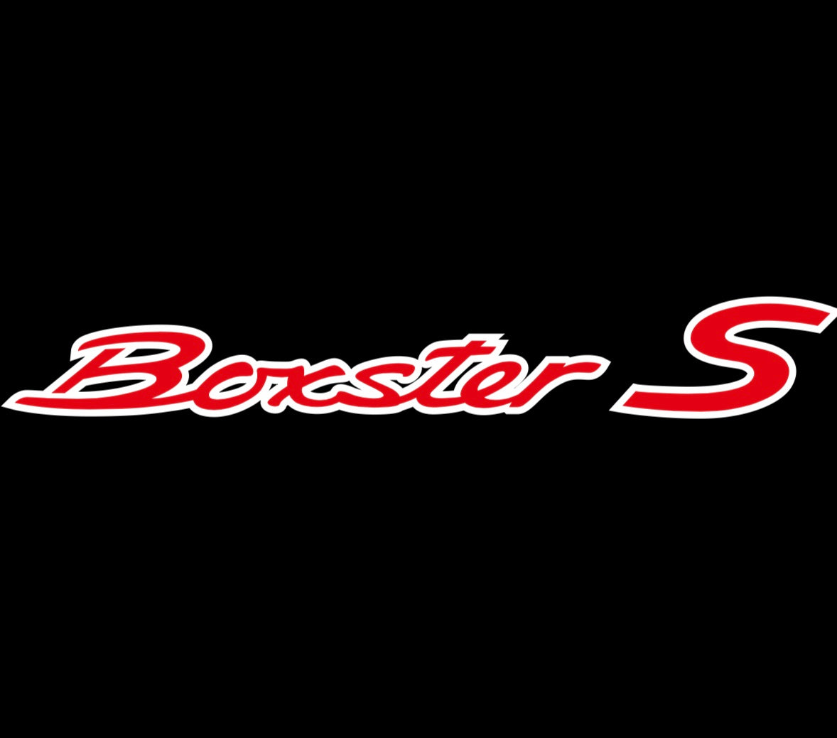 PORSCHE Boxster S LOGO PROJECTOT LIGHTS Nr.17 (الكمية 1 = 2 شعار فيلم / 2 أضواء باب)