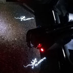 AUDI QUATTRO GECKO LOGO PROJECTOT LIGHTS Nr.62 (quantité 1 = 2 Logo Films /2 feux de porte)