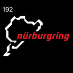 Nüeburgring Logo Nr.192 (quantità 1 = 2 Logo Film /2 porta luci)