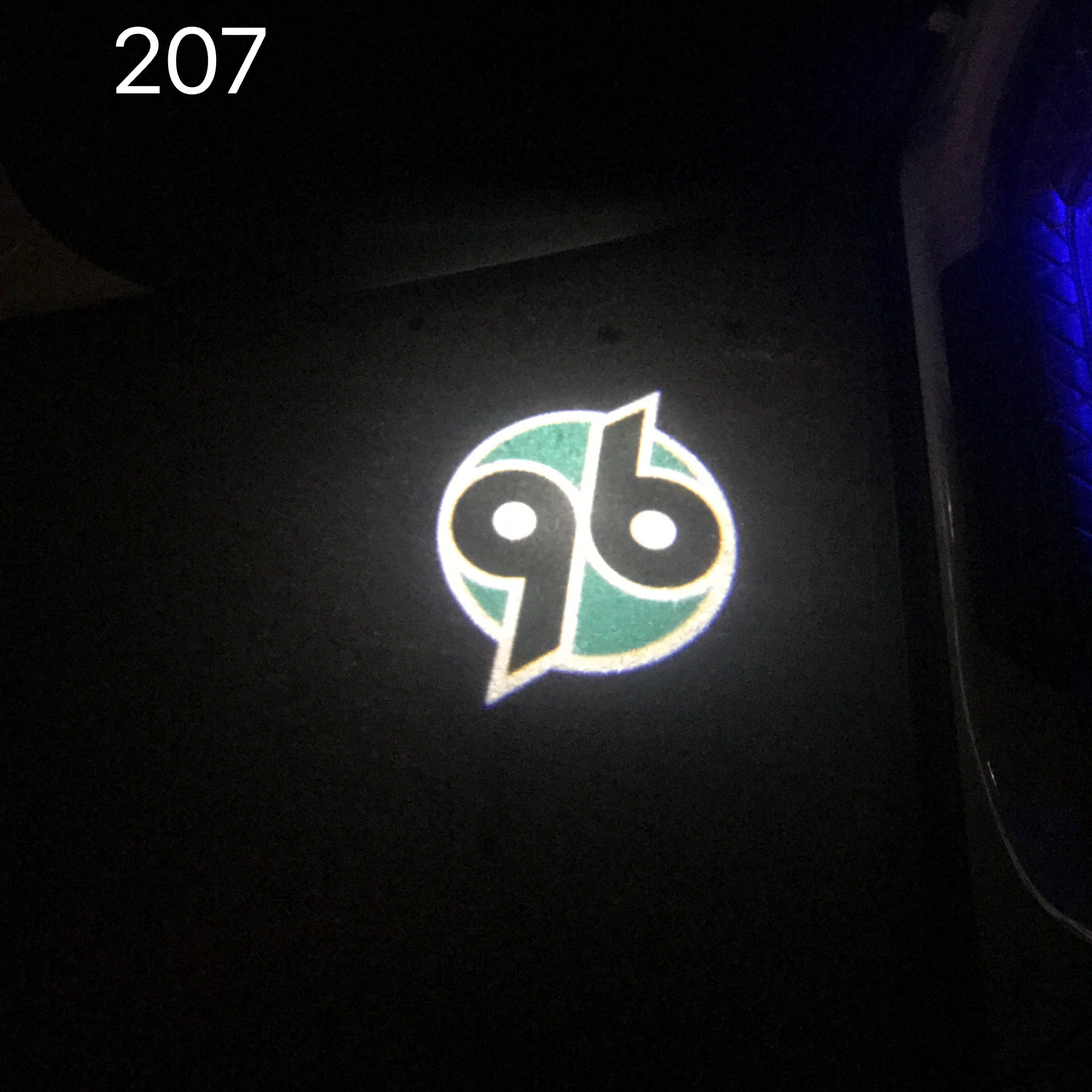 HANNOVER 96 Logo رقم 238 (الكمية 1 = 2 فيلم شعار / 2 مصباح باب