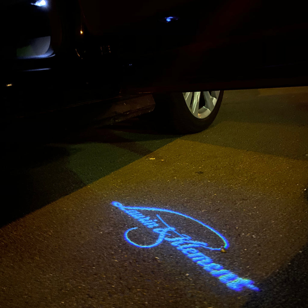 SKODA Laurin&klement LOGO PROJECTOT LIGHTS Nr.19 (quantité 1 = 2 Logo Films /2 feux de porte)