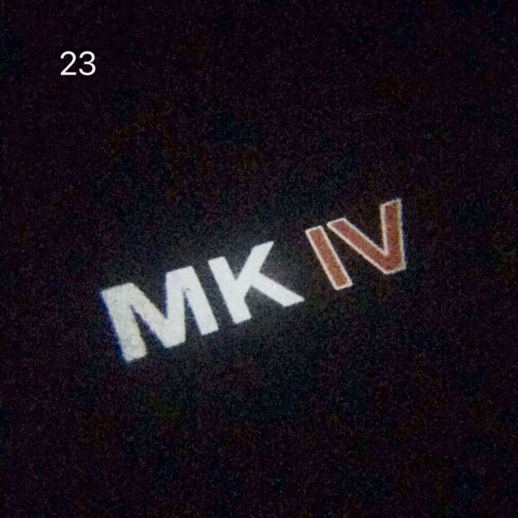 Volkswagen Door lights MK4 Logo Nr. 89 (quantité 1 = 2 Logo Films /2 feux de porte)