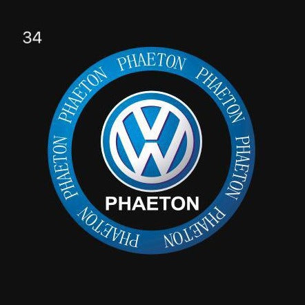Volkswagen door LAMP Phaeton logo No. 78 (Number 1 = 2 logotipos Film / 2 door LAMP)