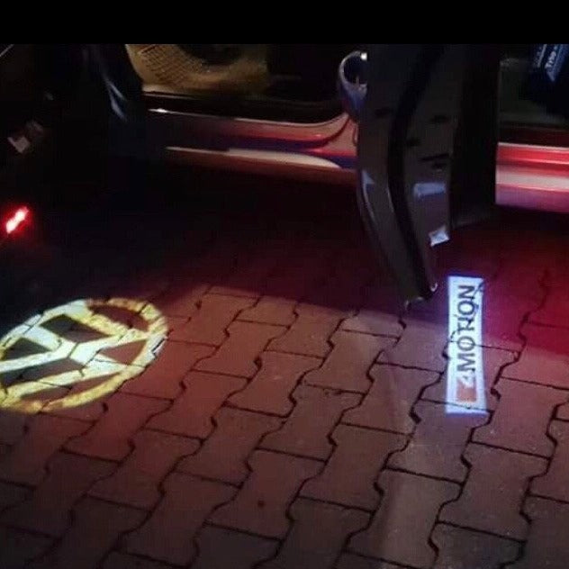 Volkswagen Door lights 4 MOTION Logo Nr. 41 ( quantité 1 = 2 Logo Film / 2 feux de porte)