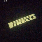 Volkswagen Türleuchten PIRELLI Logo Nr. 42 (Menge 1 = 2 Logofolien /2 Türleuchten)