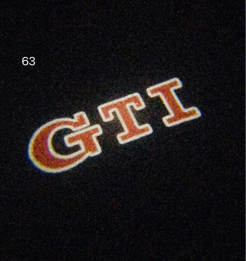 Volkswagen door LAMP GTI logo No. 29 (Number 1 = 2 logotipos Film / 2 door LAMP)