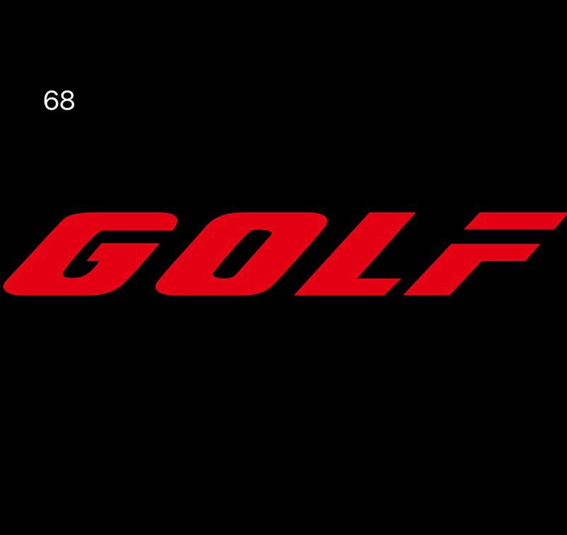 Volkswagen Türleuchten GOLF Logo Nr. 49 (Menge 1 = 2 Logo Folien /2 Türleuchten)