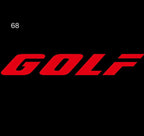 Volkswagen Türleuchten GOLF Logo Nr. 49 (Menge 1 = 2 Logo Folien /2 Türleuchten)
