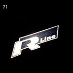 Volkswagen Door lights R LINE Logo Nr. 52 (quantità 1= 2 Logo Films /2 porta luci）