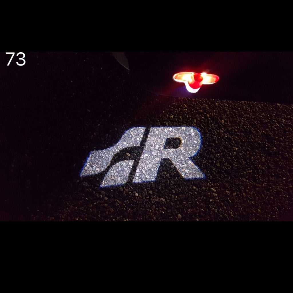 Volkswagen Door lights R Logo Nr. 54 (quantité 1 = 2 Logo Films /2 feux de porte)