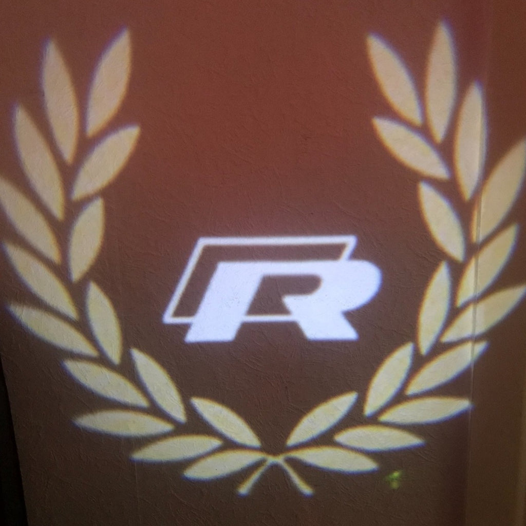 أضواء أبواب فولكس فاجن R Logo Nr. 57 (الكمية 1 = 2 Logo Films / 2 Door Lights