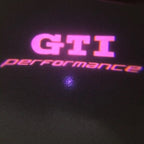 GTI PERFORMANCE Logo DOOR LIGHTS Nr. 18 (quantité 1 = 2 film de logo / 2 lumières de porte)