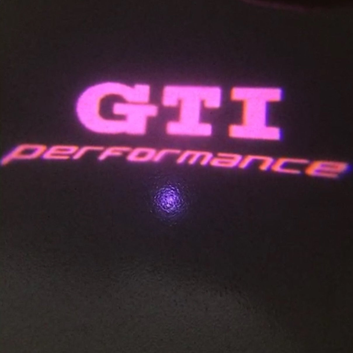 GTI PERFORMANCE Logo DOOR LIGHTS Nr. 18 (cantidad 1 = 2 película logo / 2 luces de puerta)