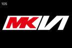 Volkswagen Luci porta MK6 Logo Nr. 102 (quantità 1 = 2 Logo Films / 2 luci porta)