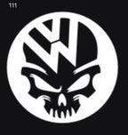 Volkswagen Türleuchten Logo Nr. 14 (Menge 1 = 2 Logofolien /2 Türleuchten)