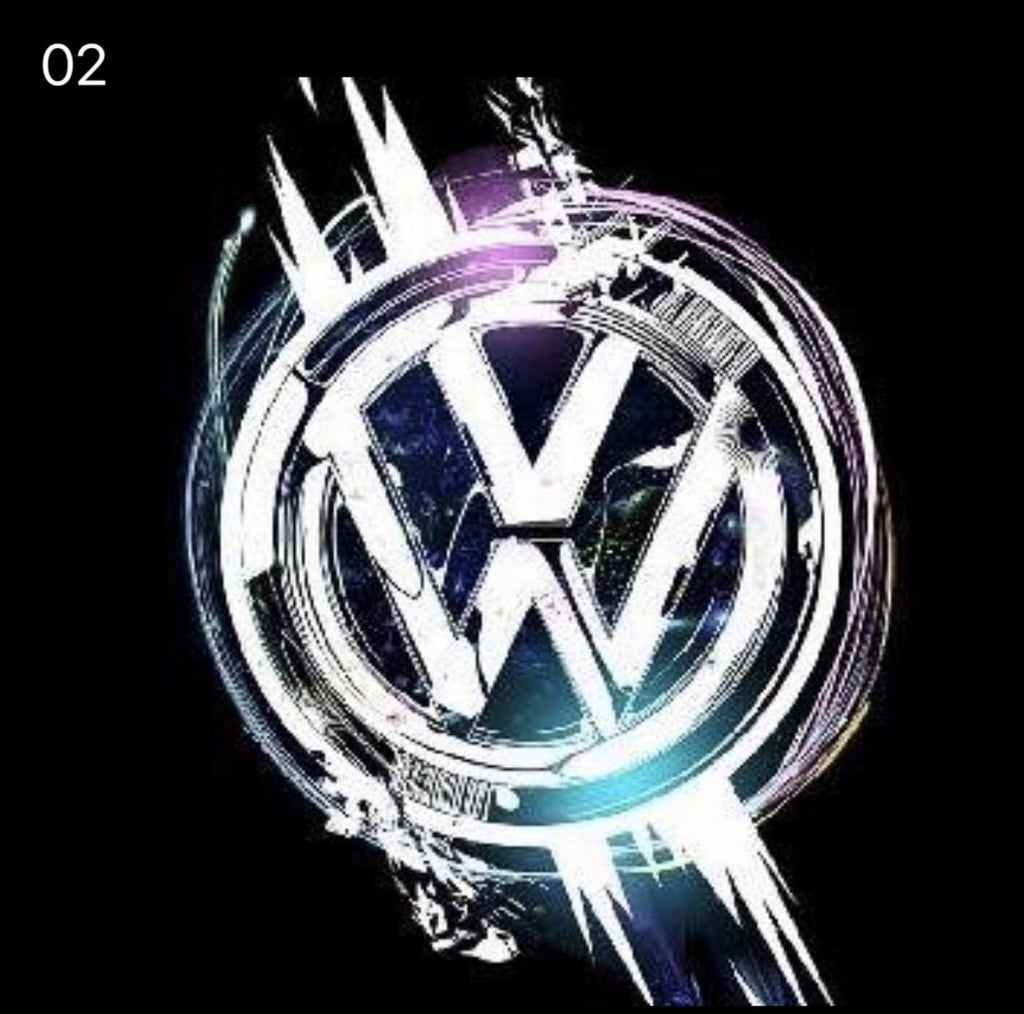 Feux de porte Volkswagen Logo Nr. 146 (quantité 1 = 2 film logo / 2 feux de porte)