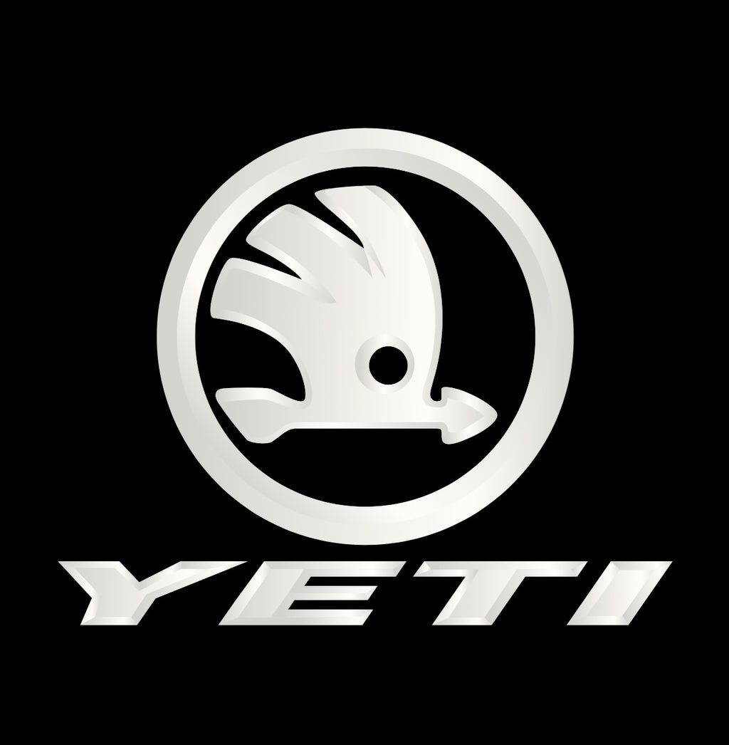LUCES CON LOGO SKODA YETI Nr.53 (cantidad 1 = 2 Película con Logo / 2 luces de puerta)