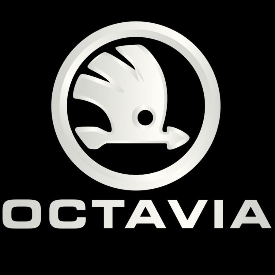 PROYECTOTO DE LUZES DE LOGO DE LOGO DE SKODA OCTAVIA Nr.49 (hoeveelheid 1 = 2 Película de logotipo / 2 por luces)