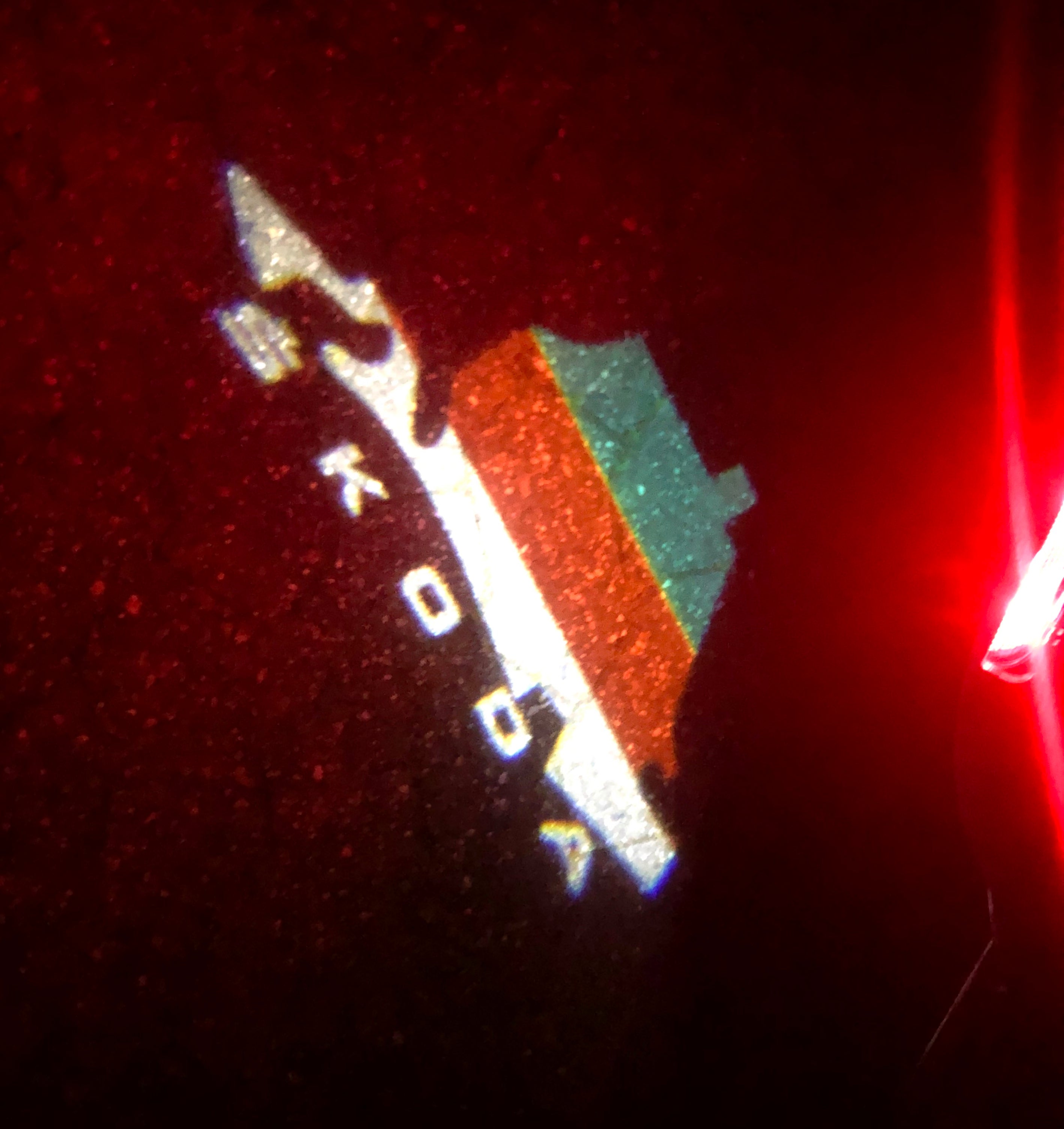SKODA LOGO PROJECTOT LIGHTS Nr.48 (cantidad 1 = 2 logo película / 2 luces de puerta)