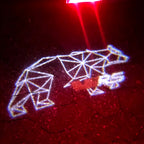 SKODA VRS LOGO PROJECTOT LIGHTS Nr.47 (quantité 1 = 2 Logo Film / 2 feux de porte)