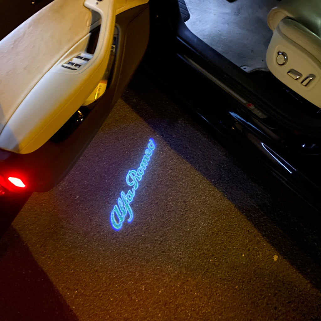 Alfa Romeo LOGO PROJECTOT LIGHTS Nr.07 (quantité 1 = 2 Logo Film / 2 feux de porte)