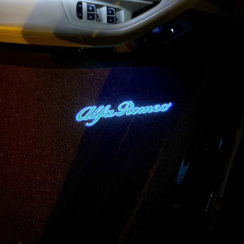Alfa Romeo LOGO PROJECTOT LIGHTS Nr.07 (quantité 1 = 2 Logo Film / 2 feux de porte)