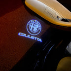 Alfa Romeo Giulietta LOGO PROJECTOT LIGHTS Nr.84 (Menge 1 = 2 Logo Film / 2 Türleuchten)