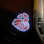 Alfa Romeo LOGO PROJECTOT LIGHTS Nr.19 (quantité 1 = 2 Logo Film / 2 feux de porte)