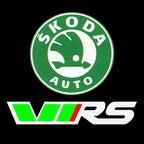 No 21 Skoda VRS sign Light (qty. 1 = 2 sign film / 2 Door Lights)