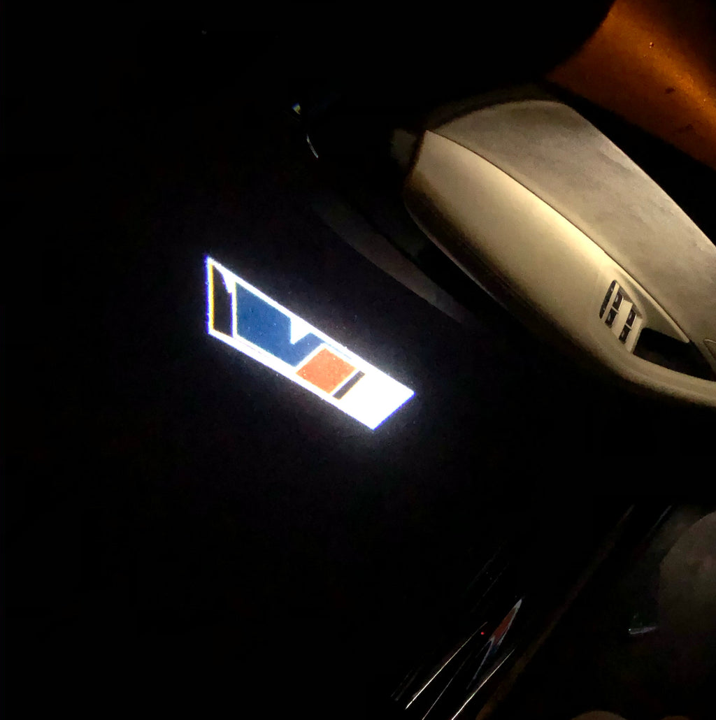 SKODA VRS LOGO PROJECTOT LIGHTS Nr.32 (quantità 1 = 2 Logo Film / 2 luci porta)