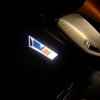SKODA VRS LOGO PROJECTOT LIGHTS Nr.32 (quantità 1 = 2 Logo Film / 2 luci porta)